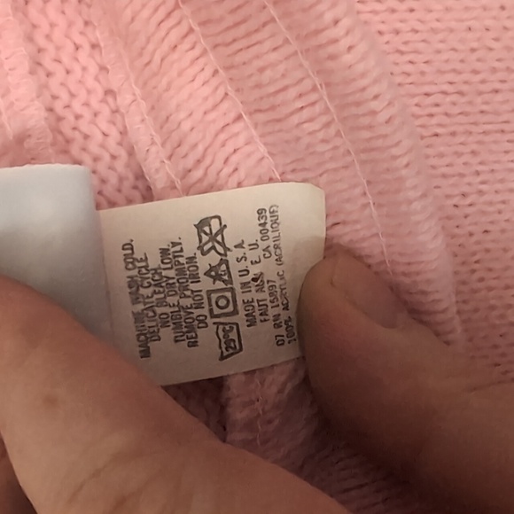 Vintage Garan by Marita Pastel Pink Knit Midi Skirt Size Medium - Picture 3 of 5